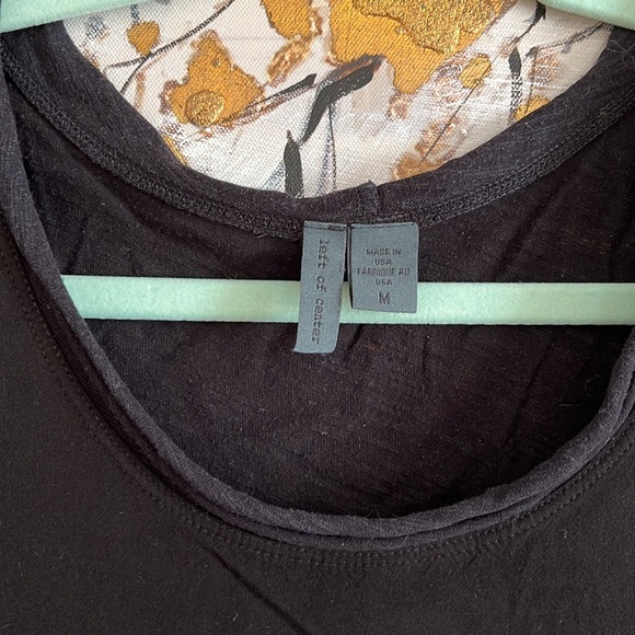 Left of center long black tee. - Picture 2 of 4